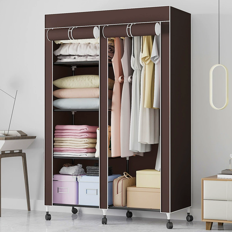 Wardrobe Closet Wardrobe Portable Wheeled Simple — closet organizer wholesale pick on ClosetCraft