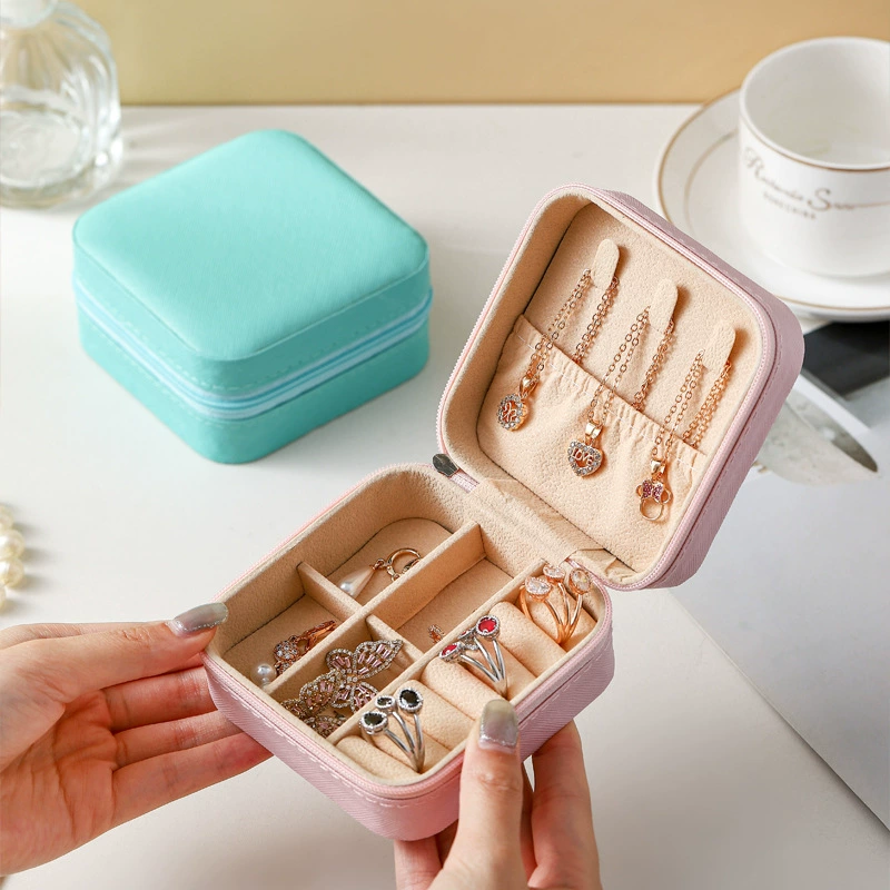 Storage Box Jewelry Box Portable Leather Jewelry — closet organizer wholesale pick on ClosetCraft