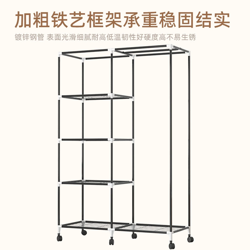 Wardrobe Closet Wardrobe Portable Wheeled Simple — closet organizer wholesale pick on ClosetCraft