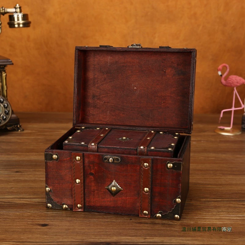 Storage Box Large Wood Vintage — closet organizer wholesale pick on ClosetCraft