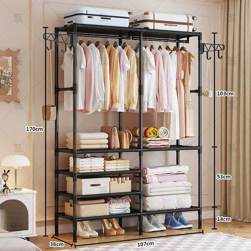 Garment Rack Shelf Rack Freestanding Multi-tier Simple — closet organizer wholesale pick on ClosetCraft