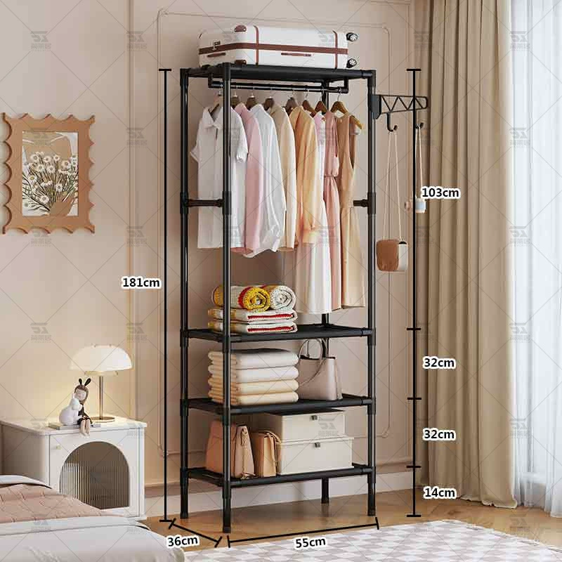 Garment Rack Shelf Rack Freestanding Multi-tier Simple — closet organizer wholesale pick on ClosetCraft