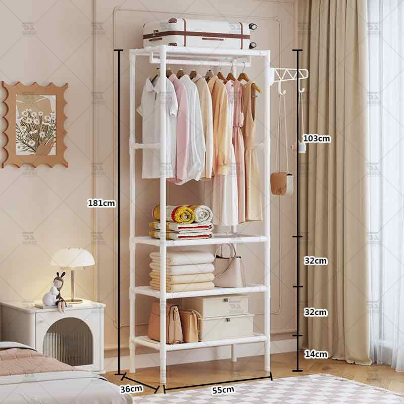 Garment Rack Shelf Rack Freestanding Multi-tier Simple — closet organizer wholesale pick on ClosetCraft