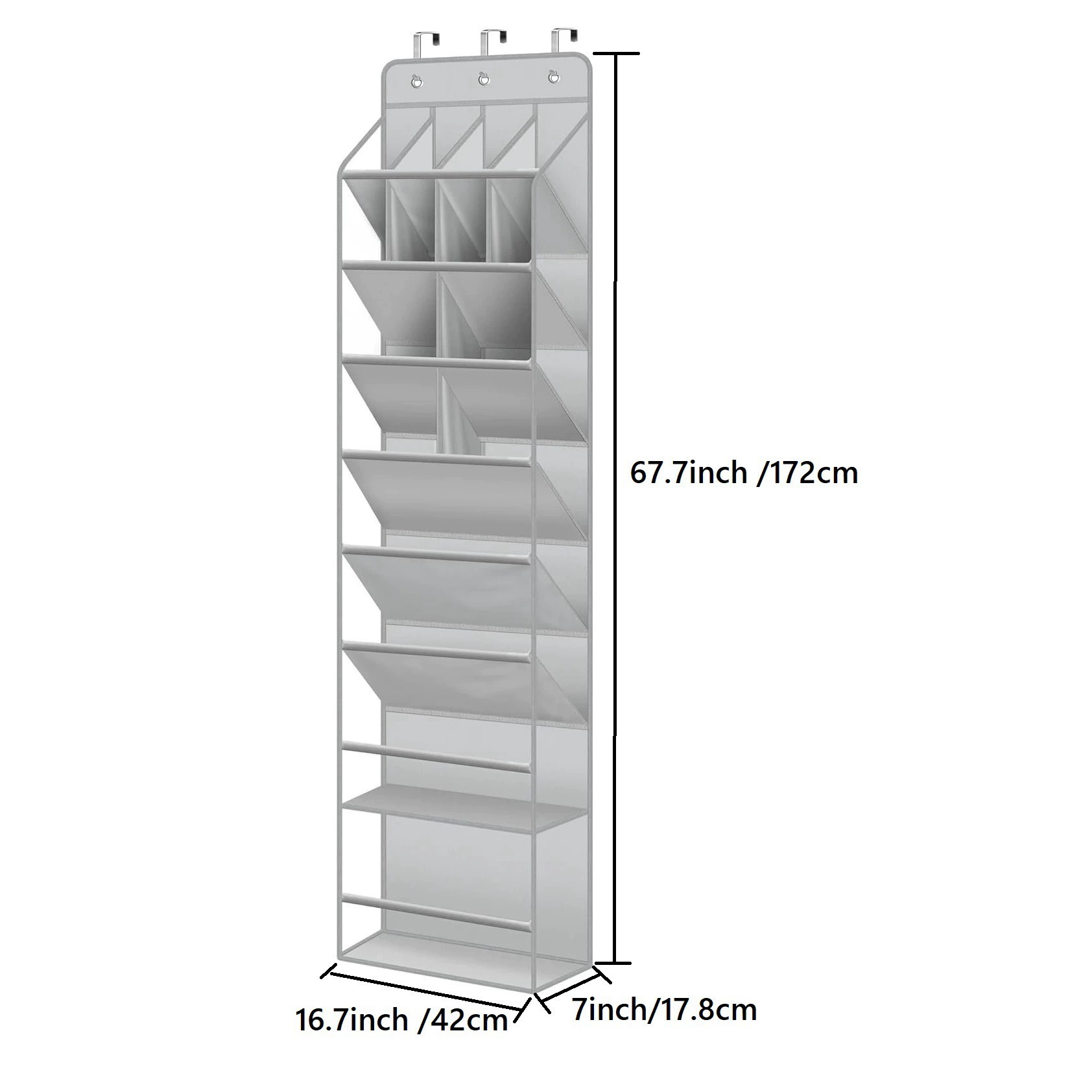 Over-door Shoe Rack Simple 4+4+4 — closet organizer wholesale pick on ClosetCraft